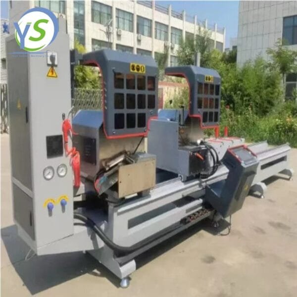 Aluminum Window Double Head Cutting Saw Equipment