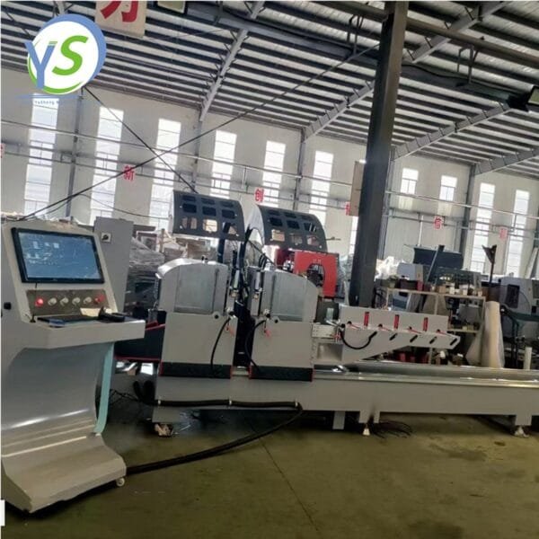 High Precision Aluminum PVC Profile Two Head Mitre Cutting Machine - Image 5