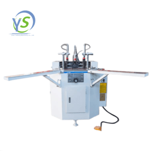 Aluminum corner crimping machine