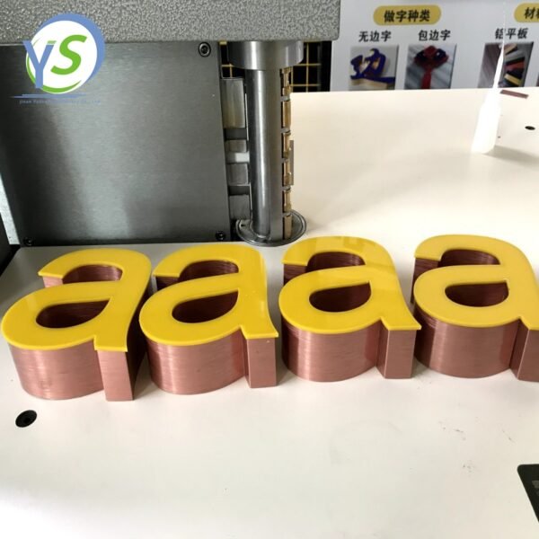Customizable Luminous Number Words Logo Sign Make Profile Bend Channel Letter Bending Machine - Image 2