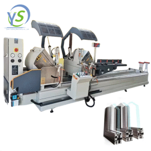 Industrial Automatic PVC Aluminum Cutting Machine Window Door Miter Saw Deep Processing Double Head
