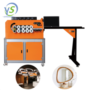 High-Precision Aluminum Profile Round Shape Circle LED Light Box Rolling Machine Mirror Bending Machine
