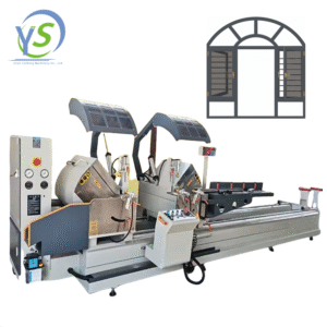 CNC Window and Door Double Head Cutting Saw Aluminum UPVC Window Machine