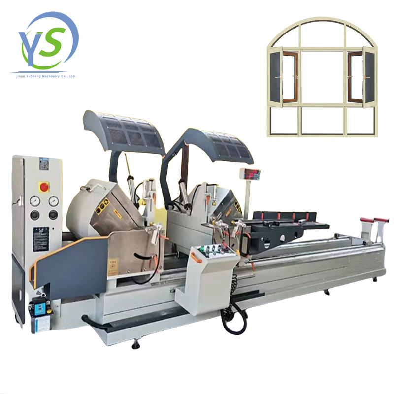 Professional Semi-Auto UPVC Window Door Double Head Cutting Saw Machine for Sale
