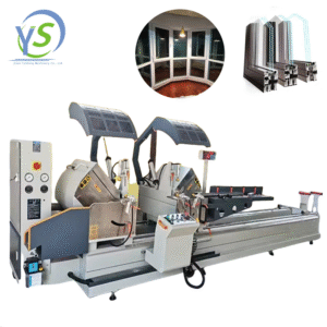 2025 Hot Selling Aluminum PVC UPVC Profile Double Head Cutting Saw/Window Door Saw