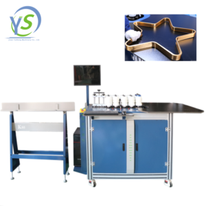 Bidirectional Mirror Metal Frame Bending Machine Aluminum Profiles Light Box Crystal Neon Sign Making Folding 3D