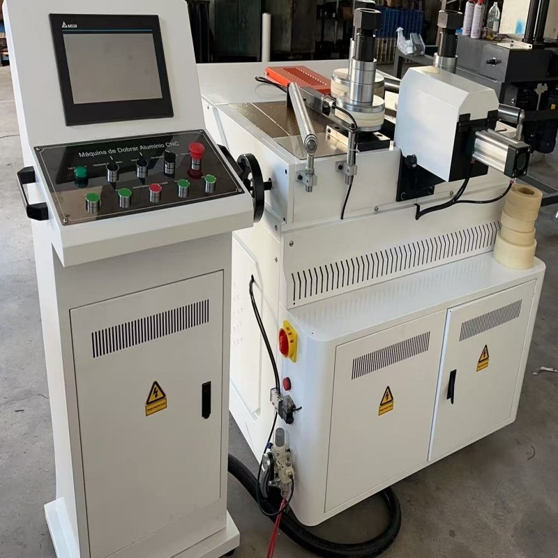 Hydraulic 3 Axis CNC Automatic Aluminium Stainless Steel PVC Bending Machine for Window Door LED Light Making - Image 6