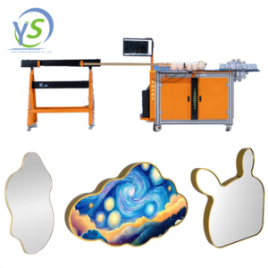 Automatic Stainless Steel Aluminum Mirror Frame Bending Machine for Flat Frame Light Box Frames 1-Year Warranty On-Site Service